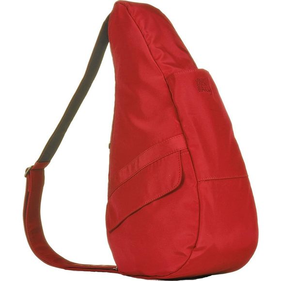 15" Microfiber Crossbody Sling Healthy Back Bag Red :D - Picture 1 of 9
